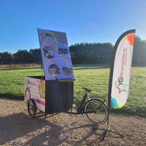location triporteur évènementiel personnalisable